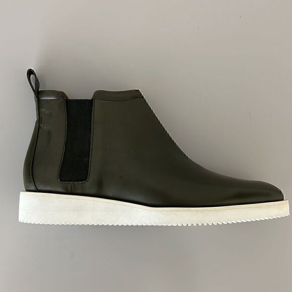 New Everlane The Street Ankle Boot in Olive Size 9 - Picture 4 of 12